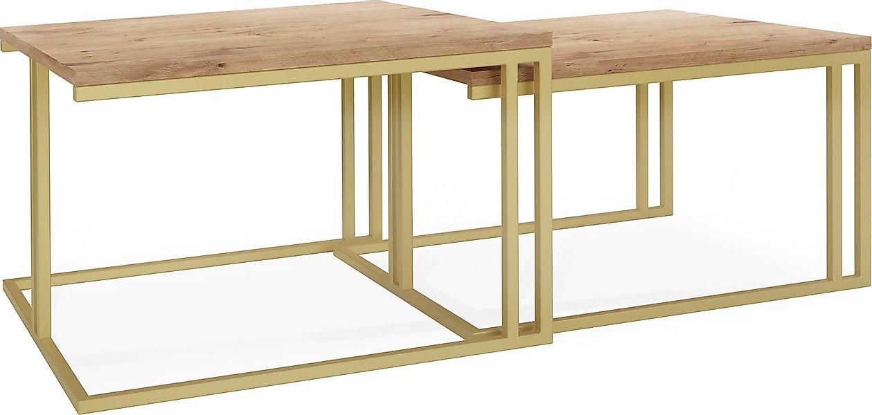 WFL GROUP Couchtisch Virgo (Satztisch Set günstig online kaufen