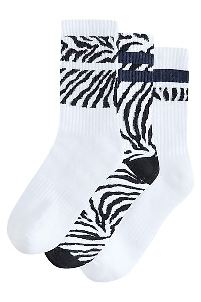 Next Kurzsocken Gerippte Sportsocken, Fußgewölbestütze, 3er-Pack günstig online kaufen