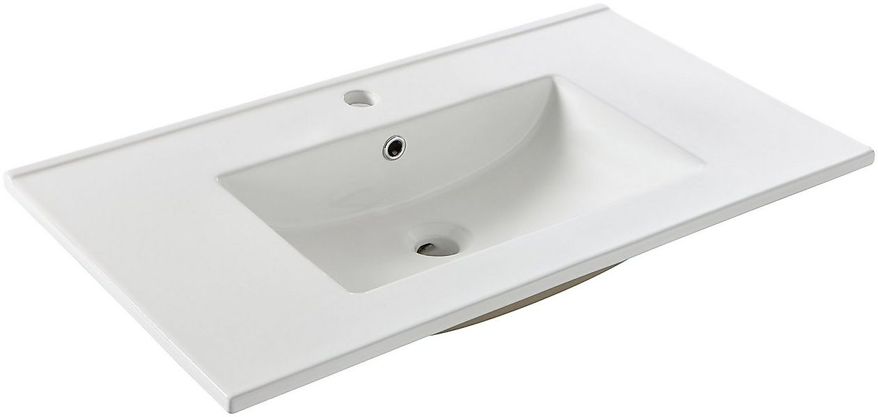 welltime Einbauwaschbecken Trento, Mit Nano Glasur in 61,81,101cm erhältlic günstig online kaufen