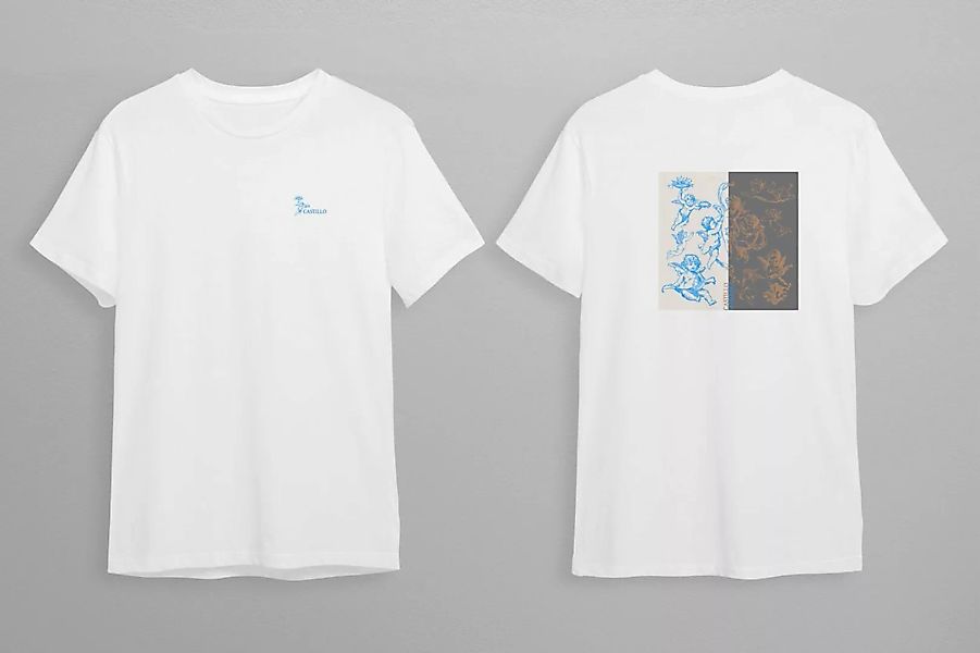 queence Kurzarmshirt Heaven and Hell (1-tlg) mit coolem Print-Muster günstig online kaufen