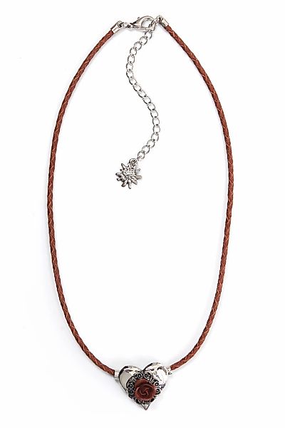 Allgäu Rebell Kette mit Anhänger "Maja" mit kleinen Metallherz günstig online kaufen