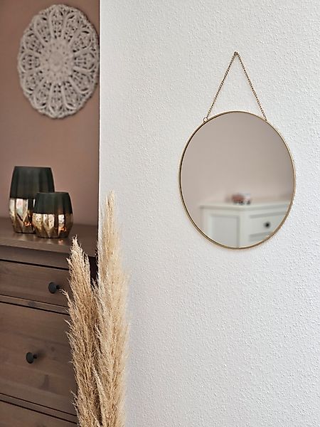 Meinposten Wandspiegel Spiegel rund Wandspiegel Schminkspiegel günstig online kaufen