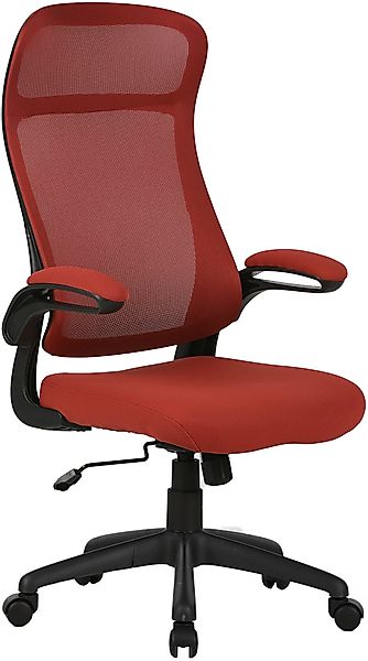 byLIVING Drehstuhl »Flow«, 1 St., Netzstoff, moderner Bürostuhl, hohe Rücke günstig online kaufen