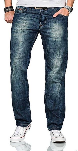 Alessandro Salvarini Straight-Jeans A. Salvarini Beppo Designer Herren Jean günstig online kaufen