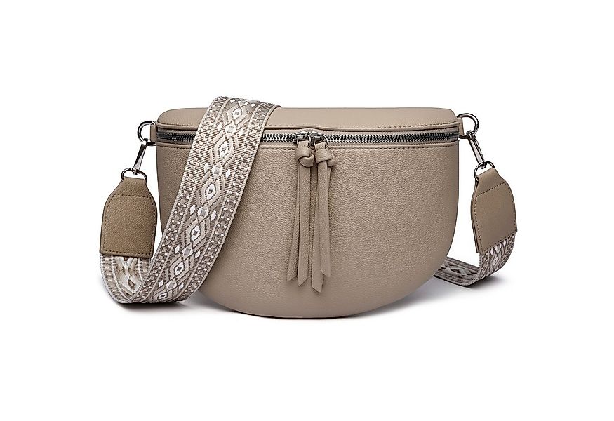 Fomax Bauchtasche aus Kunstleder, Damen Umhängetasche, mit Schulterriemen günstig online kaufen