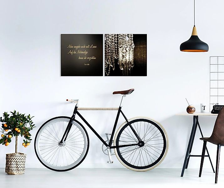 queence Leinwandbild »Luxus - Oscar Wilde«, Foto-Romantisch-Kunst-Modern-Sp günstig online kaufen