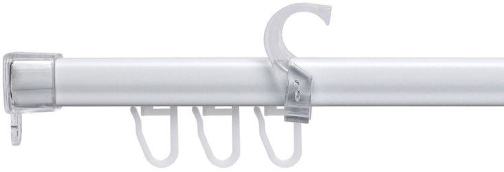 Liedeco U-Schiene "U-STORELAU01GS" 1 läufig-läufig Fixmaß günstig online kaufen