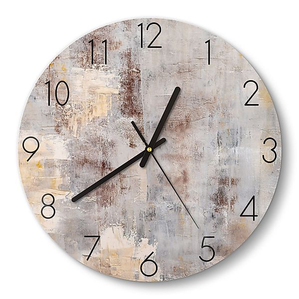 DEQORI Wanduhr 'Verwitterte Eleganz' (Glas Glasuhr günstig online kaufen