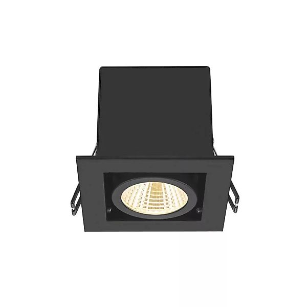 LED Deckeneinbauleuchte Kadux in Schwarz 7,5W 770lm 1-flammig günstig online kaufen