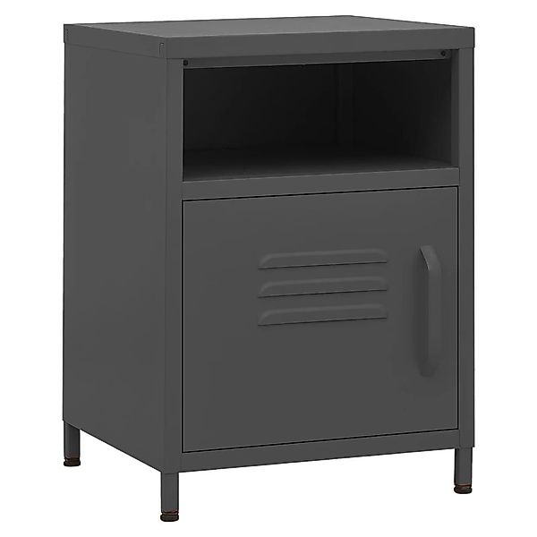 vidaXL Nachttisch Nachttisch Anthrazit 35x35x51 cm günstig online kaufen