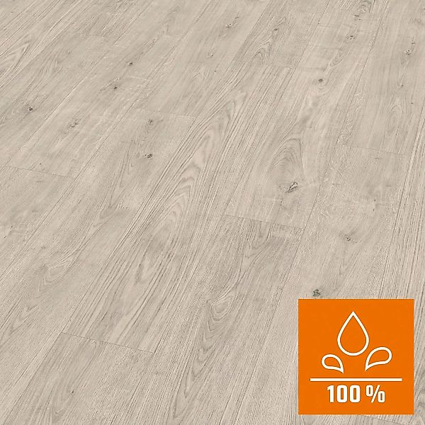 Egger AquaClick it Laminat 8 mm Wasserfest Eiche Berdal Grau günstig online kaufen