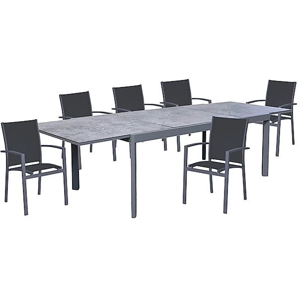 Tischgruppe Nerea 7-tlg. günstig online kaufen