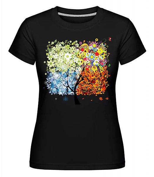 Vier Jahreszeiten Baum · Shirtinator Frauen T-Shirt günstig online kaufen