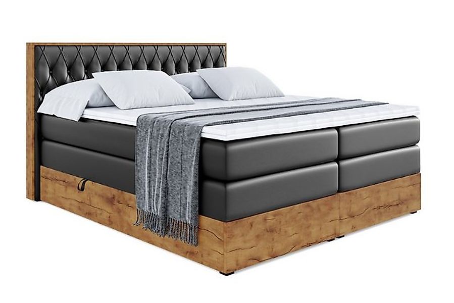 ALTDECOR Boxspringbett LOLLI5 KING (Multipocket-Matratze H4, H3 Matratze Bo günstig online kaufen
