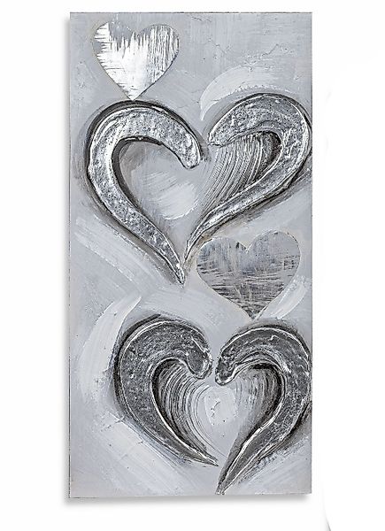 Small-Preis Wandbild Formano Leinwandbild mit Herzen günstig online kaufen