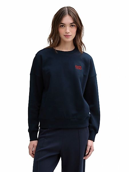 TOM TAILOR Denim Sweatshirt aus weicher günstig online kaufen