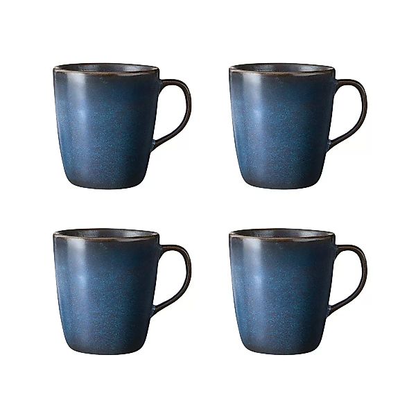 Raw Tasse mit Henkel 35cl 4er Pack Midnight blue günstig online kaufen