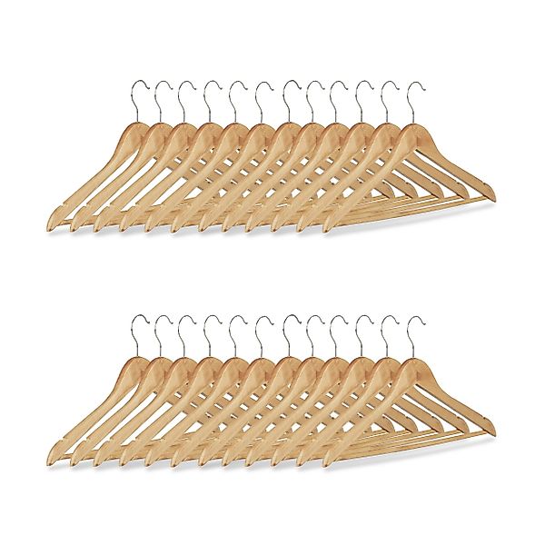 relaxdays Kleiderbügel Set, (24er Set, 24-tlg), günstig online kaufen