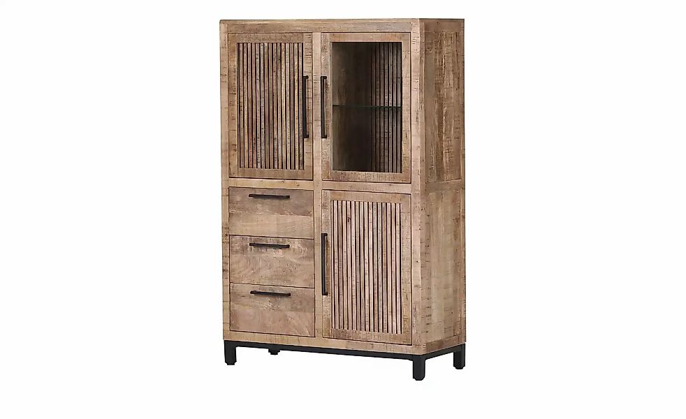 Highboard  Kuba ¦ holzfarben ¦ Maße (cm): B: 95 H: 145 T: 43.0 Schränke > V günstig online kaufen