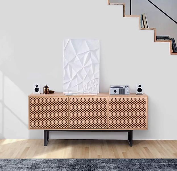 Woodman Sideboard "Malena", Kommode mit Push-to open Funktion, Breite 175 c günstig online kaufen