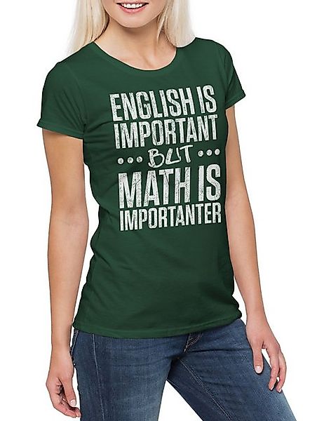 Urban Backwoods Print-Shirt English Is Important But Math Is Importanter Da günstig online kaufen