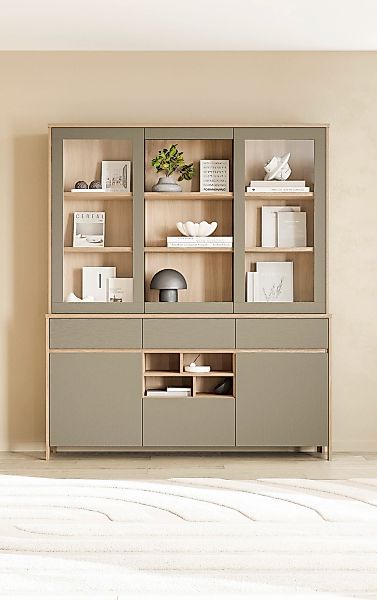 Home affaire Buffet "Stranda, Hochschrank im Scandi-Style, moderner Schrank günstig online kaufen