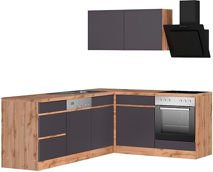 KOCHSTATION Winkelküche "KS-Riesa", Stellbreite 240x180 cm, wahlweise mit o günstig online kaufen