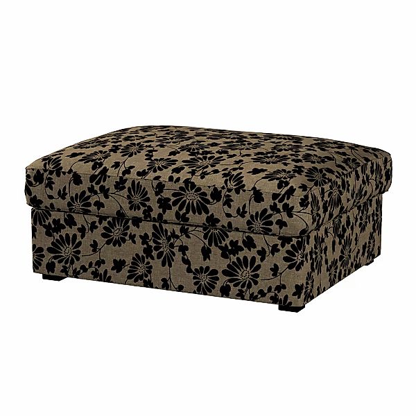 Bezug für Kivik Hocker, beige-schwarz, Bezug für Hocker Kivik, Living II (1 günstig online kaufen