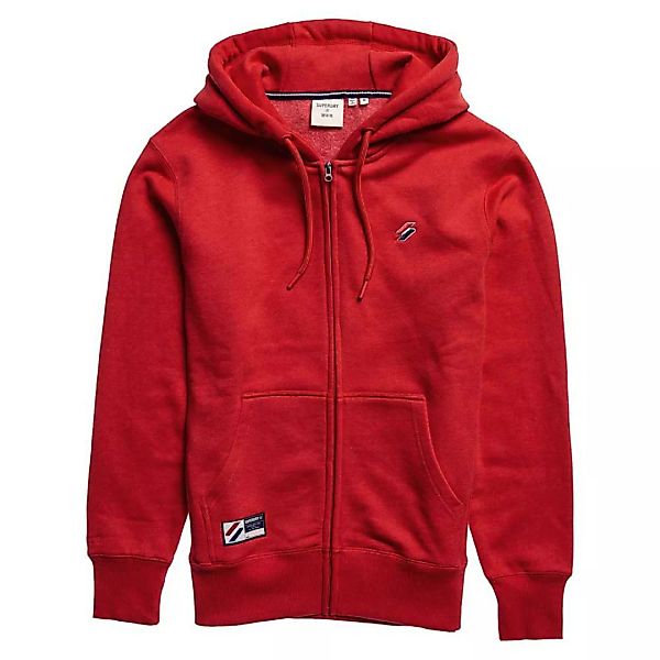 Superdry Code Essential Sweatshirt Mit Reißverschluss 2XL Risk Red Marl günstig online kaufen