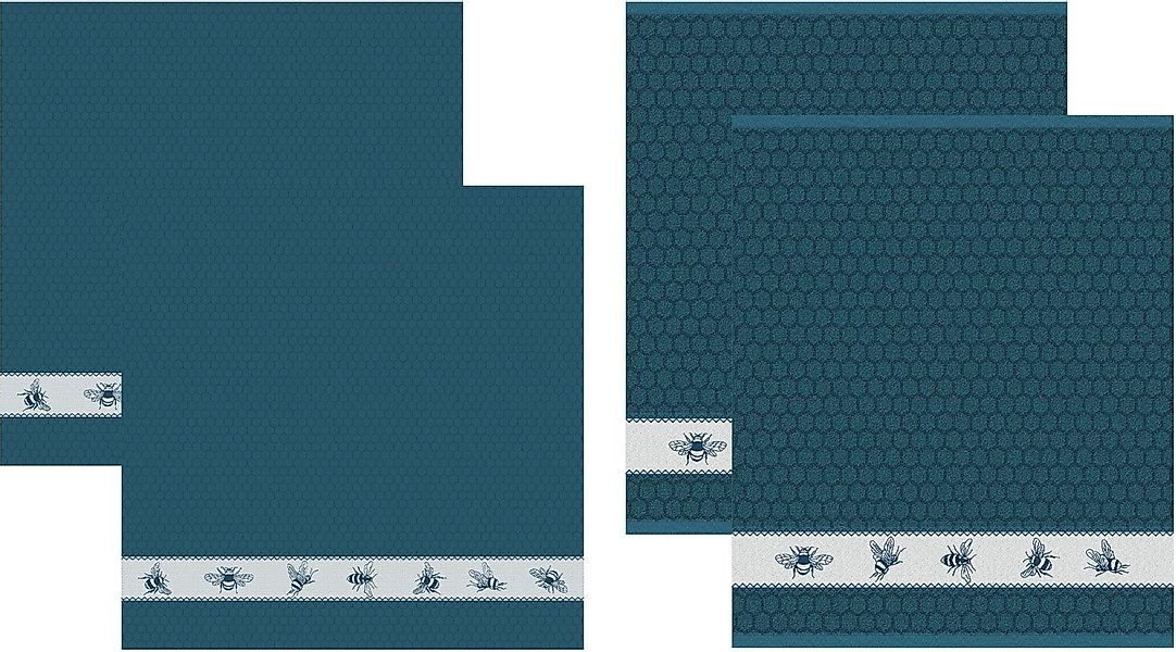 DDDDD Geschirrtuch Bees, (Set, 4-tlg., Combi-Set: günstig online kaufen
