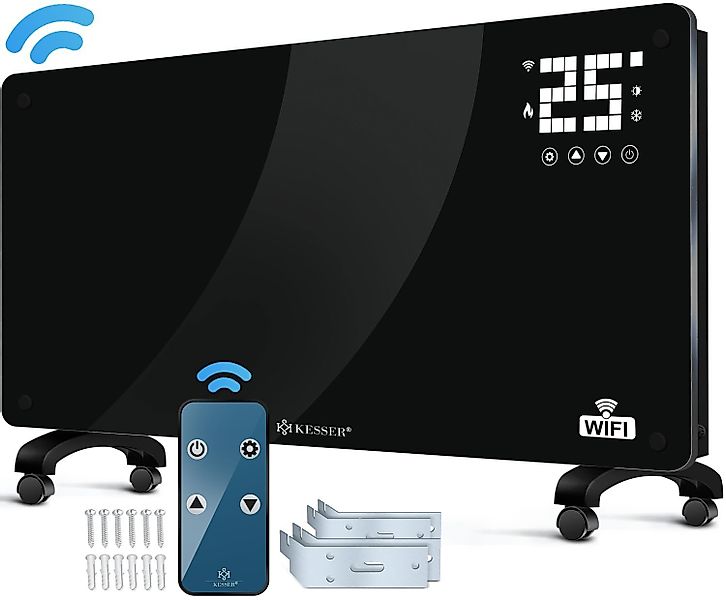 KESSER Heizgerät, 2500 W, Glaskonvektor Glas günstig online kaufen
