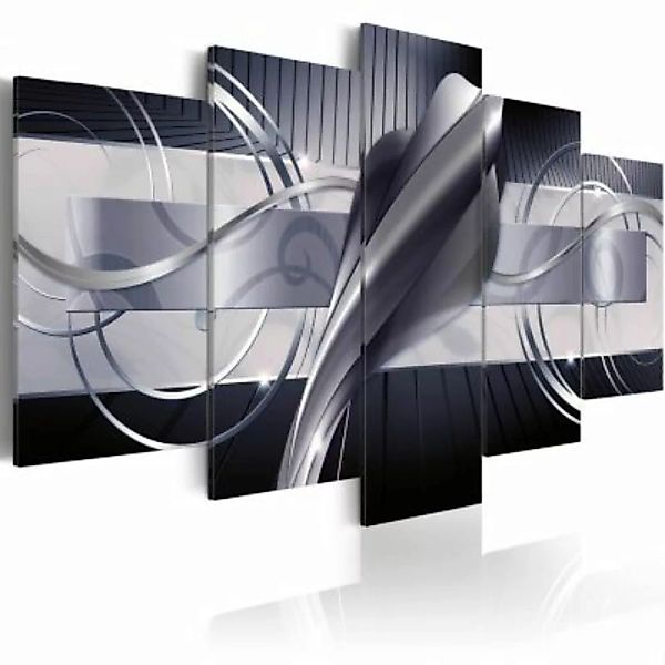 artgeist Wandbild Steel Cobra grau Gr. 200 x 100 günstig online kaufen