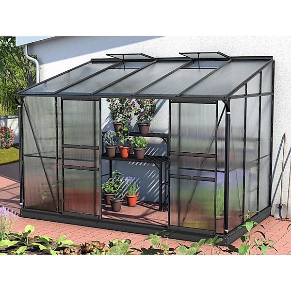 Vitavia Gewächshaus Ida 6500 Schwarz 6,5 m² günstig online kaufen