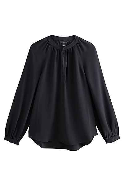 Next Langarmbluse Langärmelige Bluse mit V-Ausschnitt günstig online kaufen