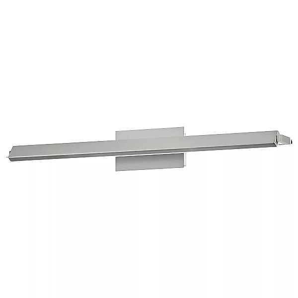 LED-Wandleuchte, Nickel-matt, verstellbar - silber - 75 cm - 10 cm - 11 cm günstig online kaufen