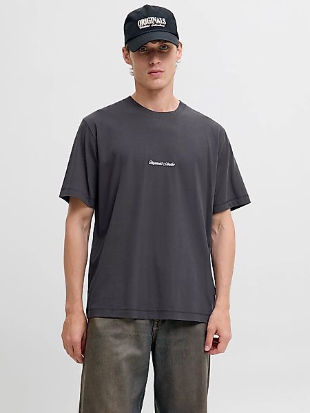 Jack & Jones Kurzarmshirt "JORNORREBRO EMB TEE SS CREW NECK NOOS" mit Logo günstig online kaufen