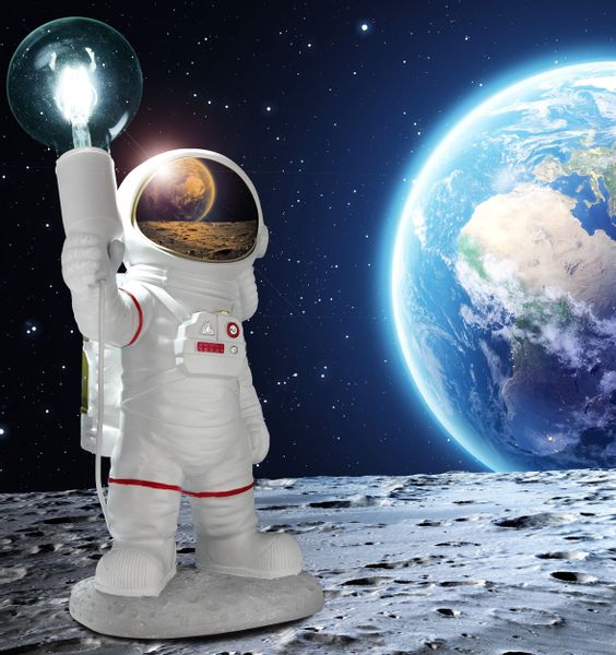 BRUBAKER Nachttischlampe Astronauten Tischlampe - 40 günstig online kaufen