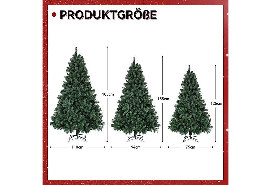 oyajia Künstlicher Weihnachtsbaum Künstlicher Weihnachtsbaum,8 Beleuchtungs günstig online kaufen