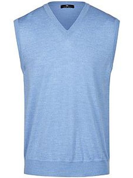 Pullunder V-Ausschnitt Peter Hahn blau günstig online kaufen