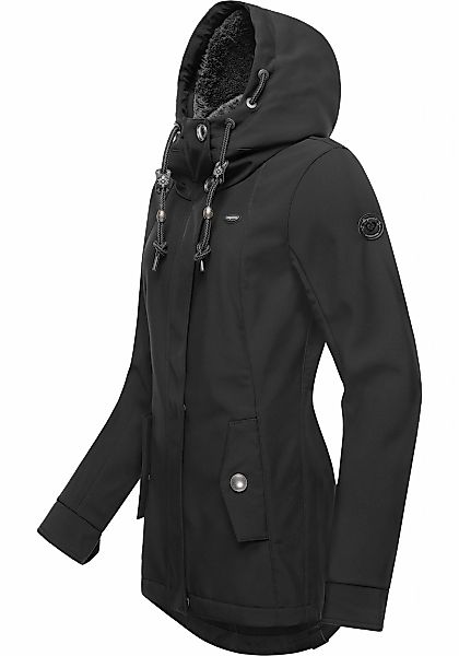 Ragwear Softshelljacke "Monadde Softshell" mit Kapuze Praktische wasserabwe günstig online kaufen