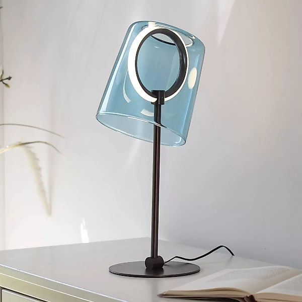 Paul Neuhaus LED-Tischlampe Zula, blau, Höhe 42 cm günstig online kaufen