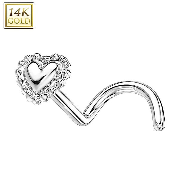 Taffstyle Nasenpiercing 585 Gold 14K Nasenstecker günstig online kaufen