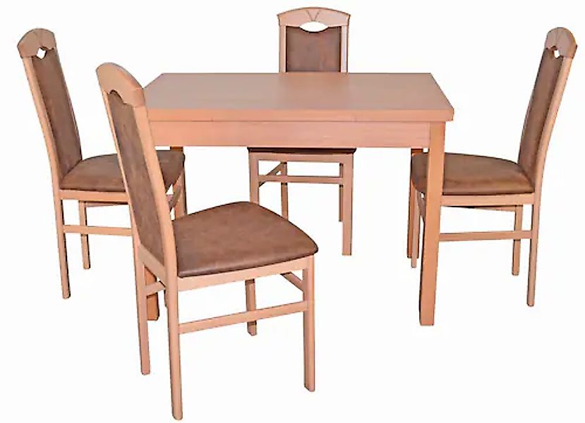HOFMANN LIVING AND MORE Essgruppe »5tlg. Tischgruppe«, (Spar-Set, 5 tlg., 5 günstig online kaufen