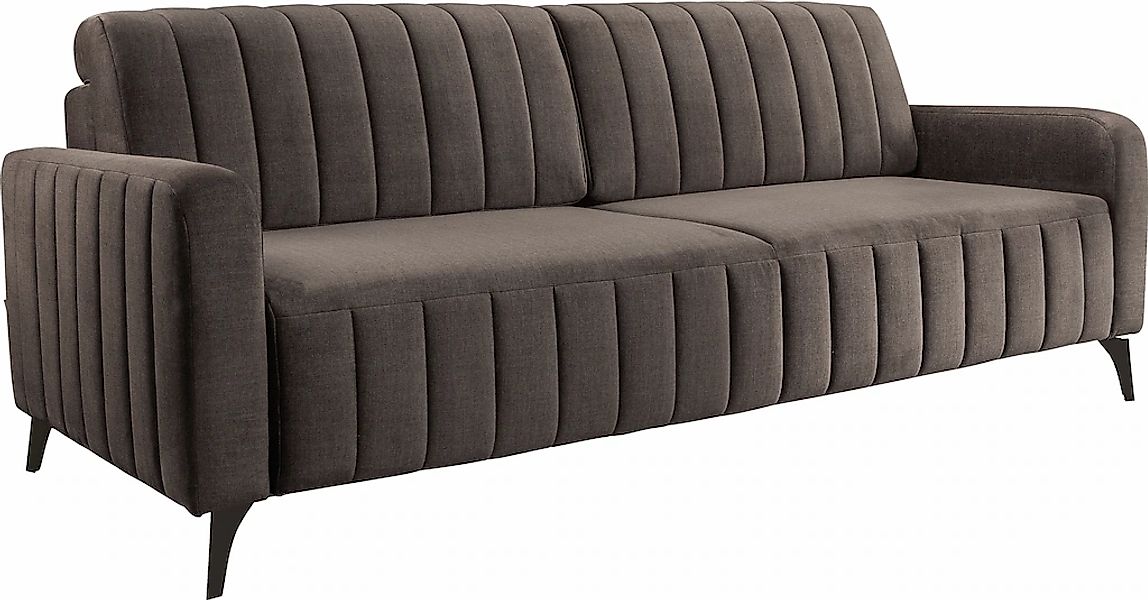 exxpo - sofa fashion 3-Sitzer "Grande, hochwertiges Schlafsofa mit Microvel günstig online kaufen