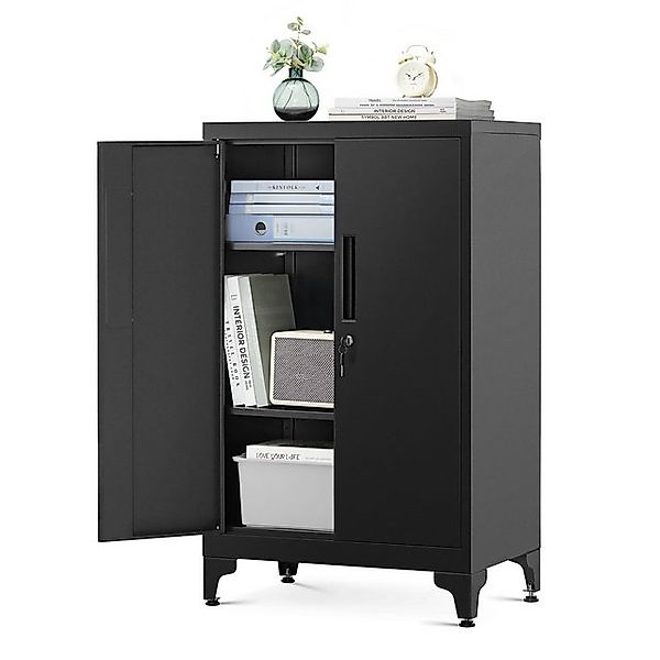 SONGMICS Aktenschrank Aktenschrank, Mehrzweckschrank, Büroschrank mit günstig online kaufen