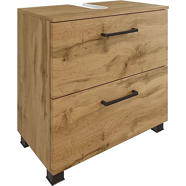 Held Möbel Waschbeckenunterschrank Florenz 60 cm Wotaneiche günstig online kaufen