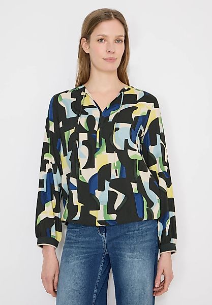 Cecil Langarmbluse aus satinierter Viskose günstig online kaufen