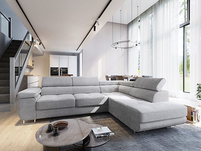 Masseno Ecksofa APIRO mit Schlaffunktion L-Form, günstig online kaufen