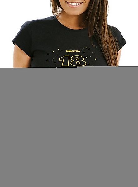 MoonWorks Print-Shirt Damen T- Shirt zum 18. Geburtstag Geschenk für Frauen günstig online kaufen