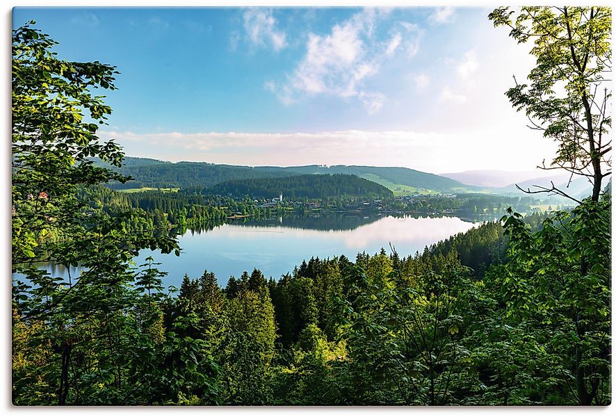 Artland Wandbild Blick auf den Titisee günstig online kaufen